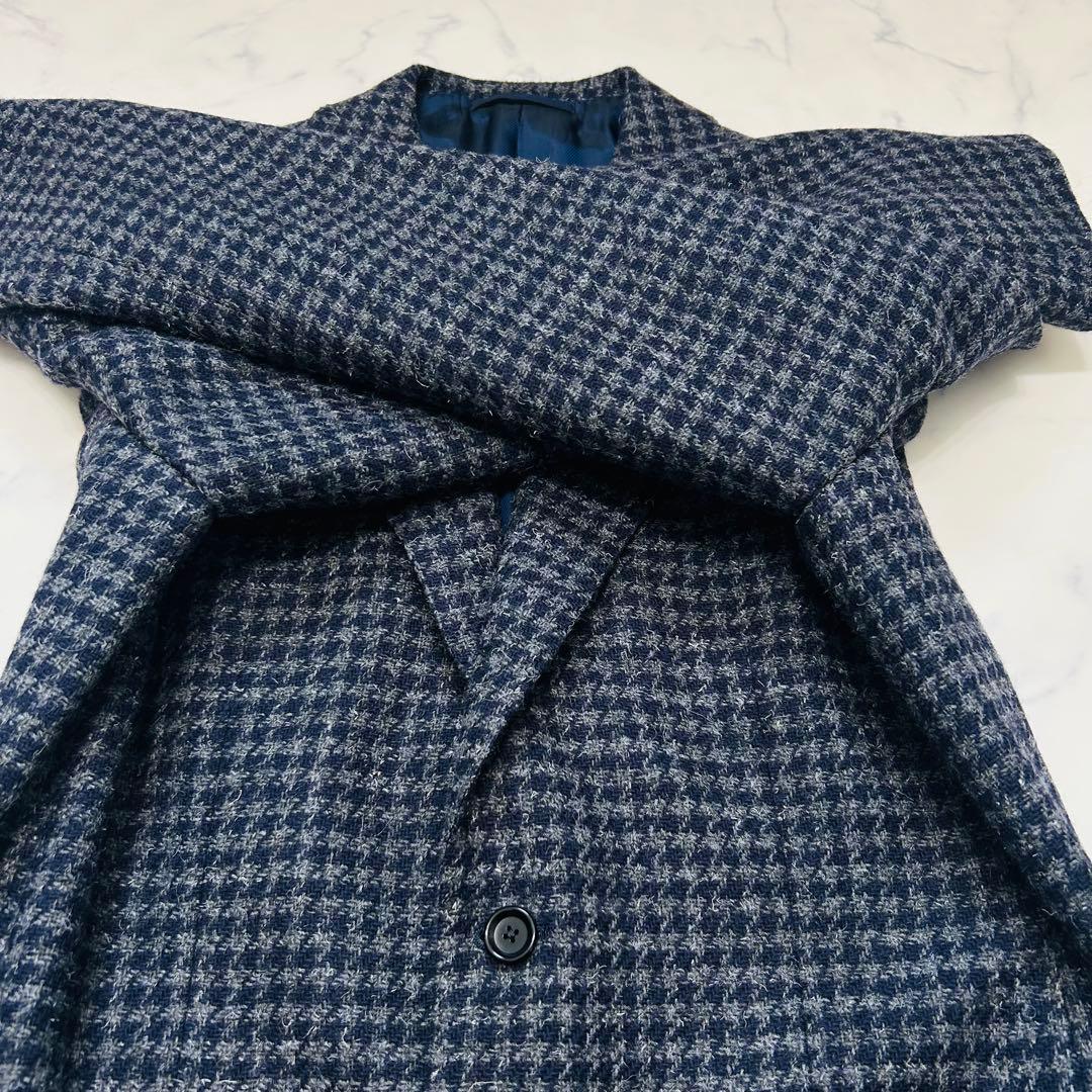 【美品】BEAMS F CAMPORE ハウンドトゥース ツイードジャケット　L