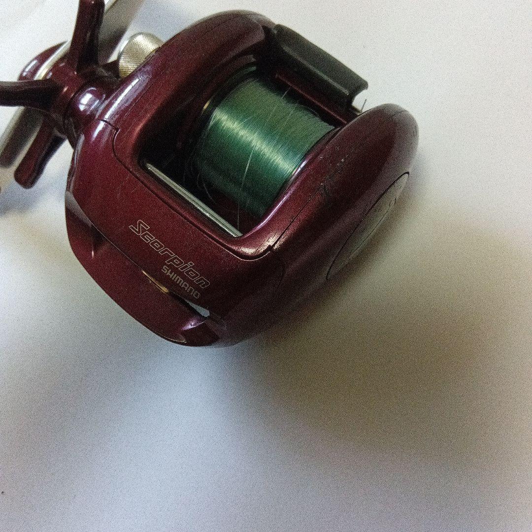 Shimano Scorpion ベイトリール 赤　ブラックバス　スコーピオン