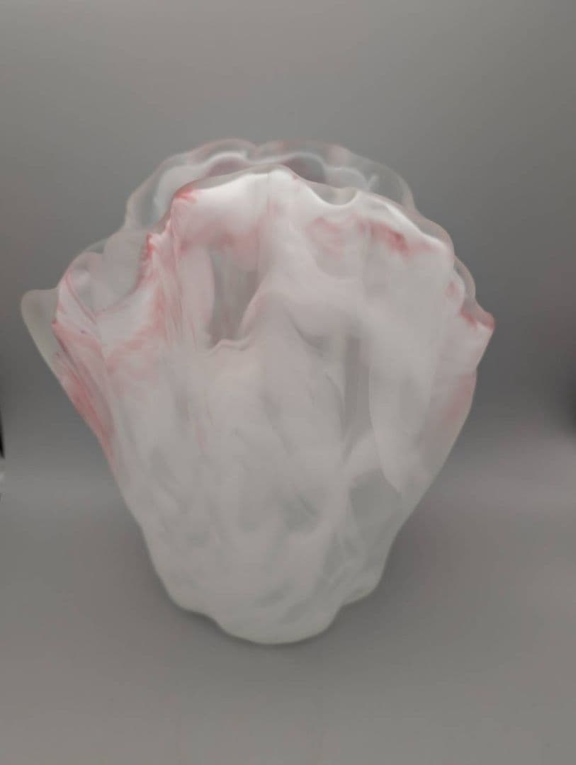 MURANO　ムラノ　ピンク　花瓶　置物　インテリア　イタリー製