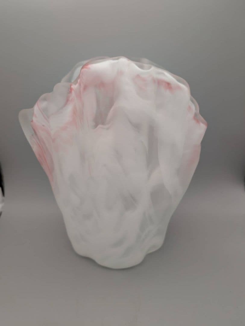 MURANO　ムラノ　ピンク　花瓶　置物　インテリア　イタリー製