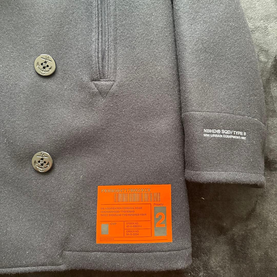 neighborhood【ピーコート】ネイバーフッド（オレンジタグ）ウールコート