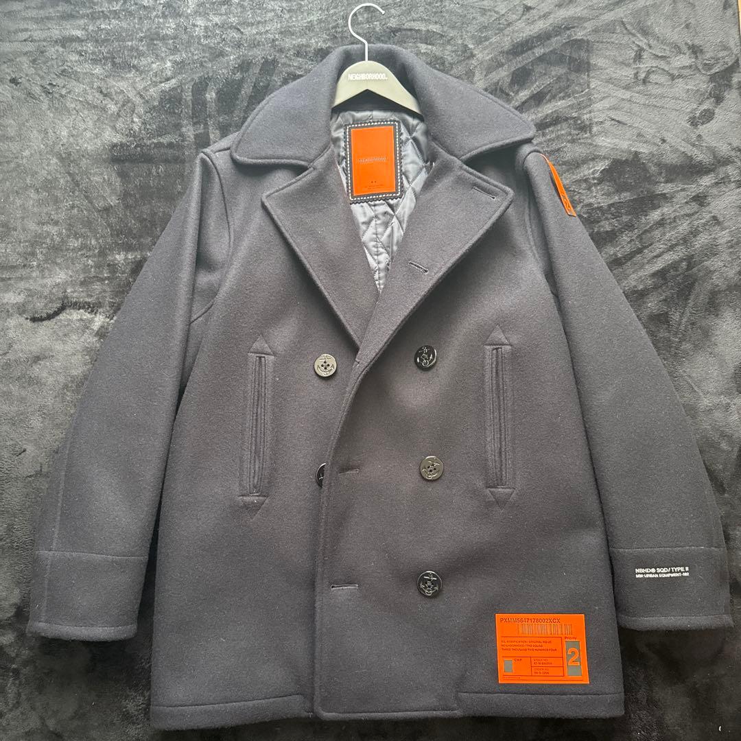 neighborhood【ピーコート】ネイバーフッド（オレンジタグ）ウールコート