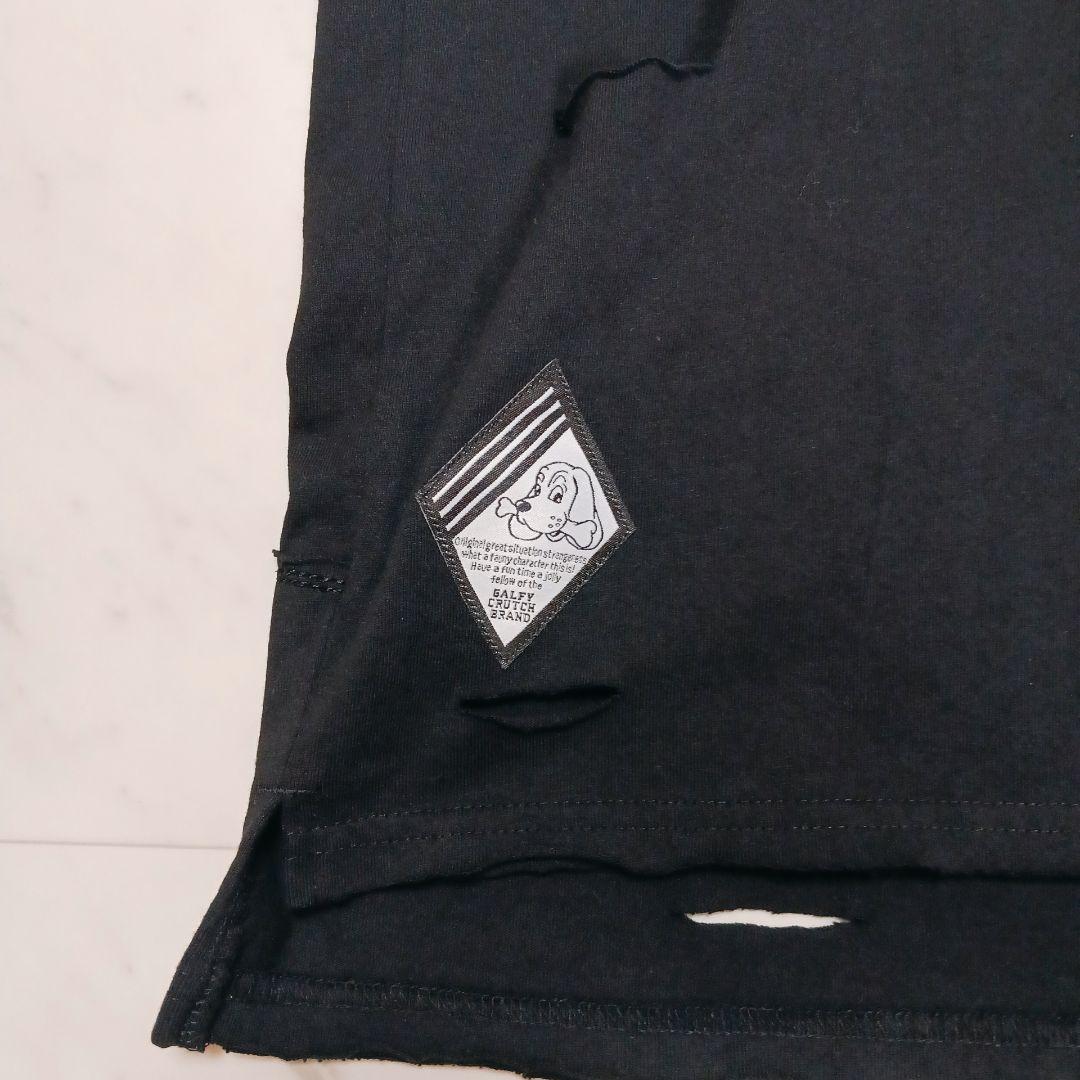 【激レア】ガルフィー　ガリノハーツ　別注ビッグロゴ　スタッズ　ダメージ　ロンT