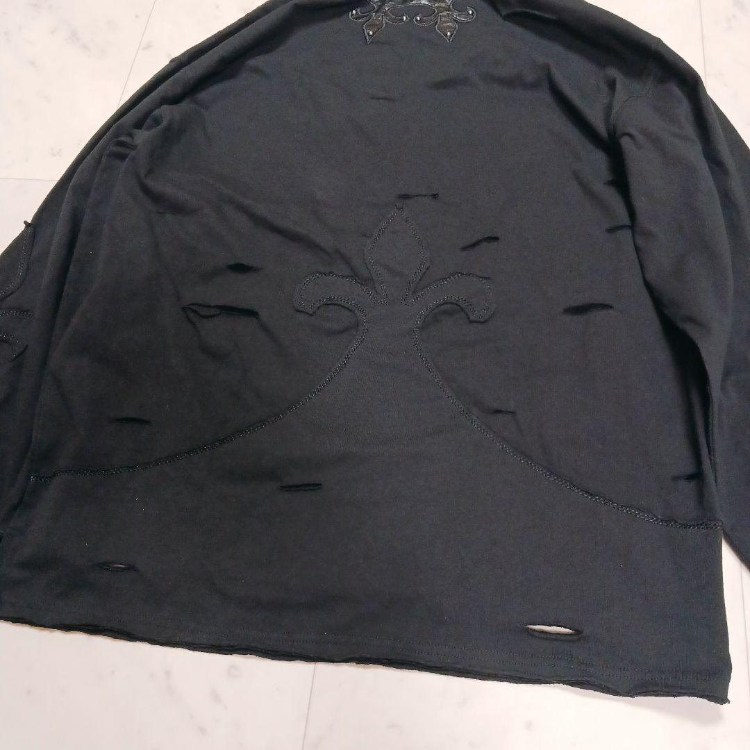 【激レア】ガルフィー　ガリノハーツ　別注ビッグロゴ　スタッズ　ダメージ　ロンT