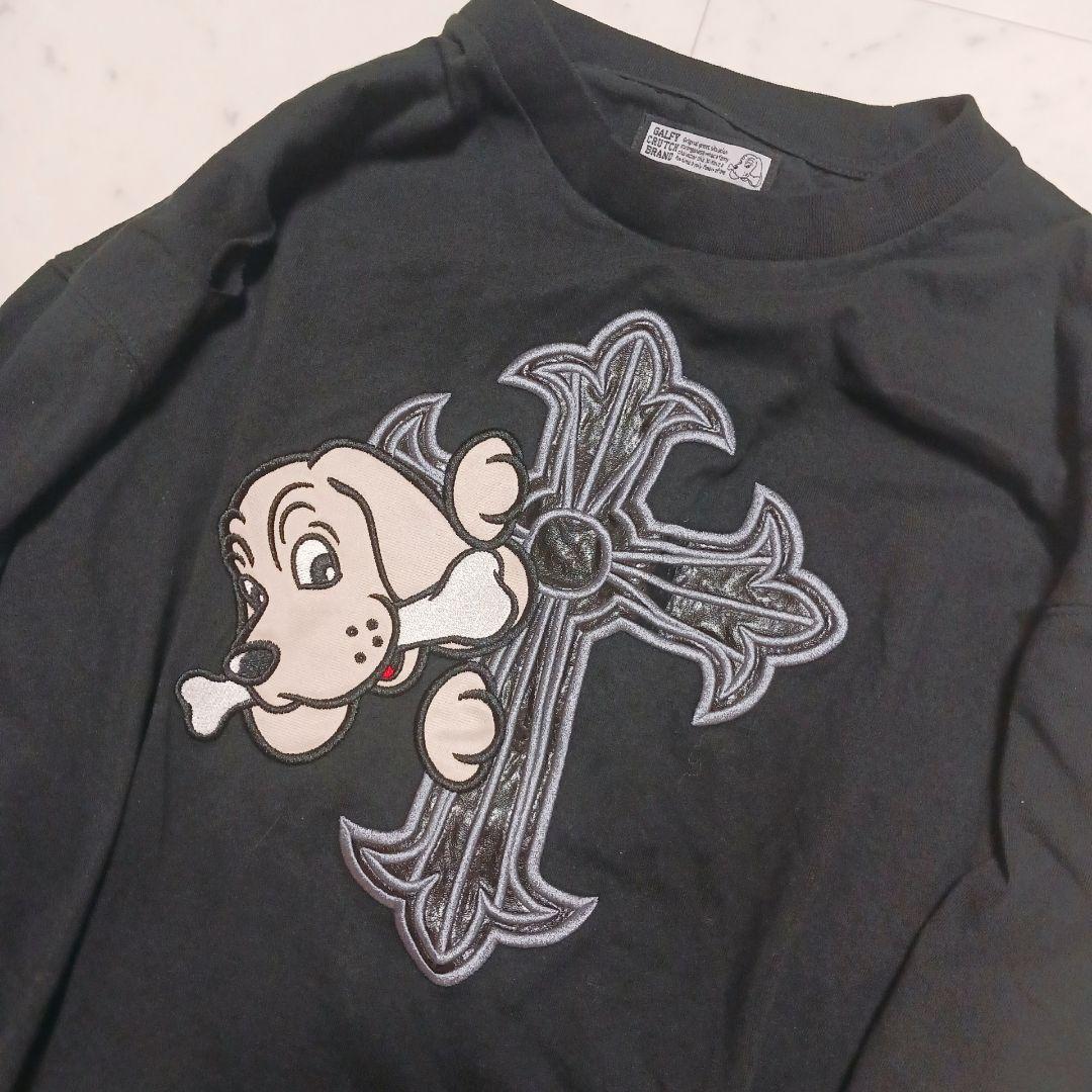 【激レア】ガルフィー　ガリノハーツ　別注ビッグロゴ　スタッズ　ダメージ　ロンT