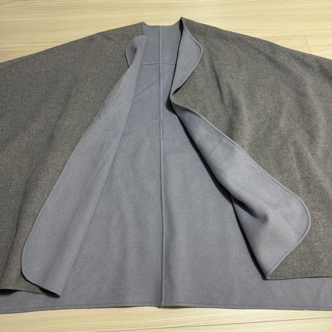 美品✨ロクユナイテッドアローズ リバーポンチョコート 五明祐子さん着用 ベルト付