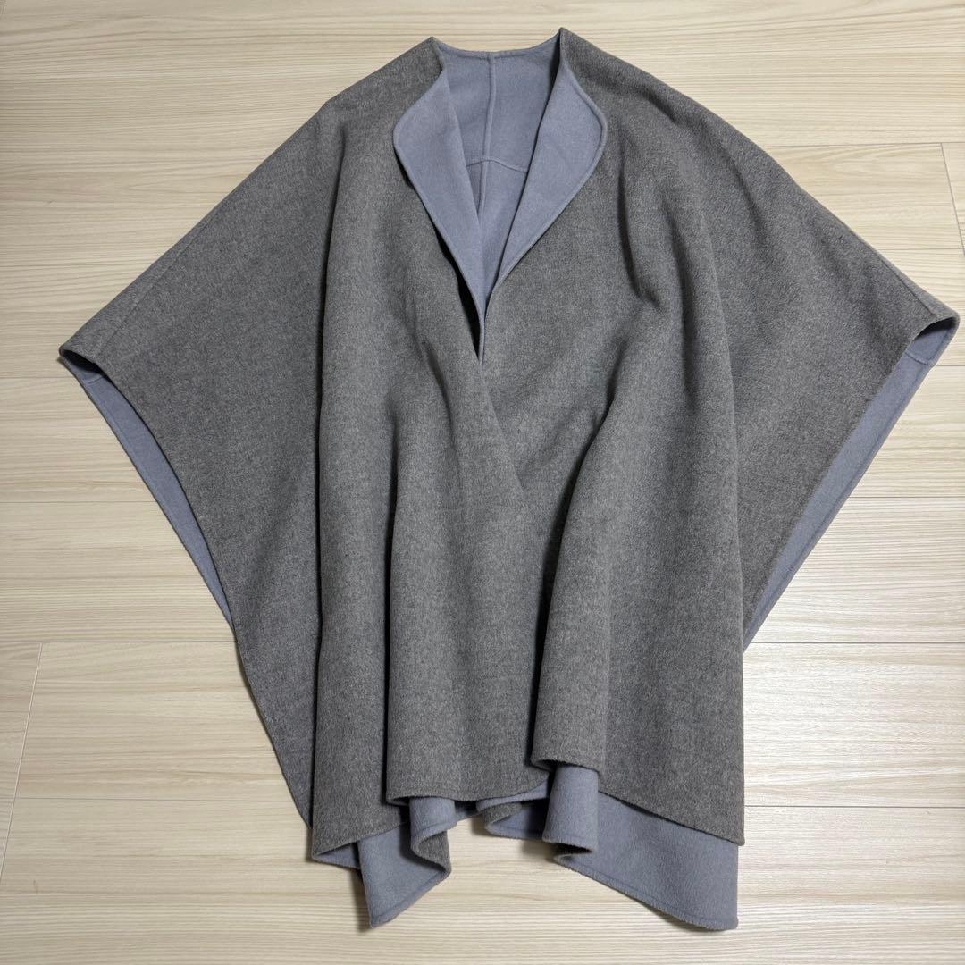 美品✨ロクユナイテッドアローズ リバーポンチョコート 五明祐子さん着用 ベルト付