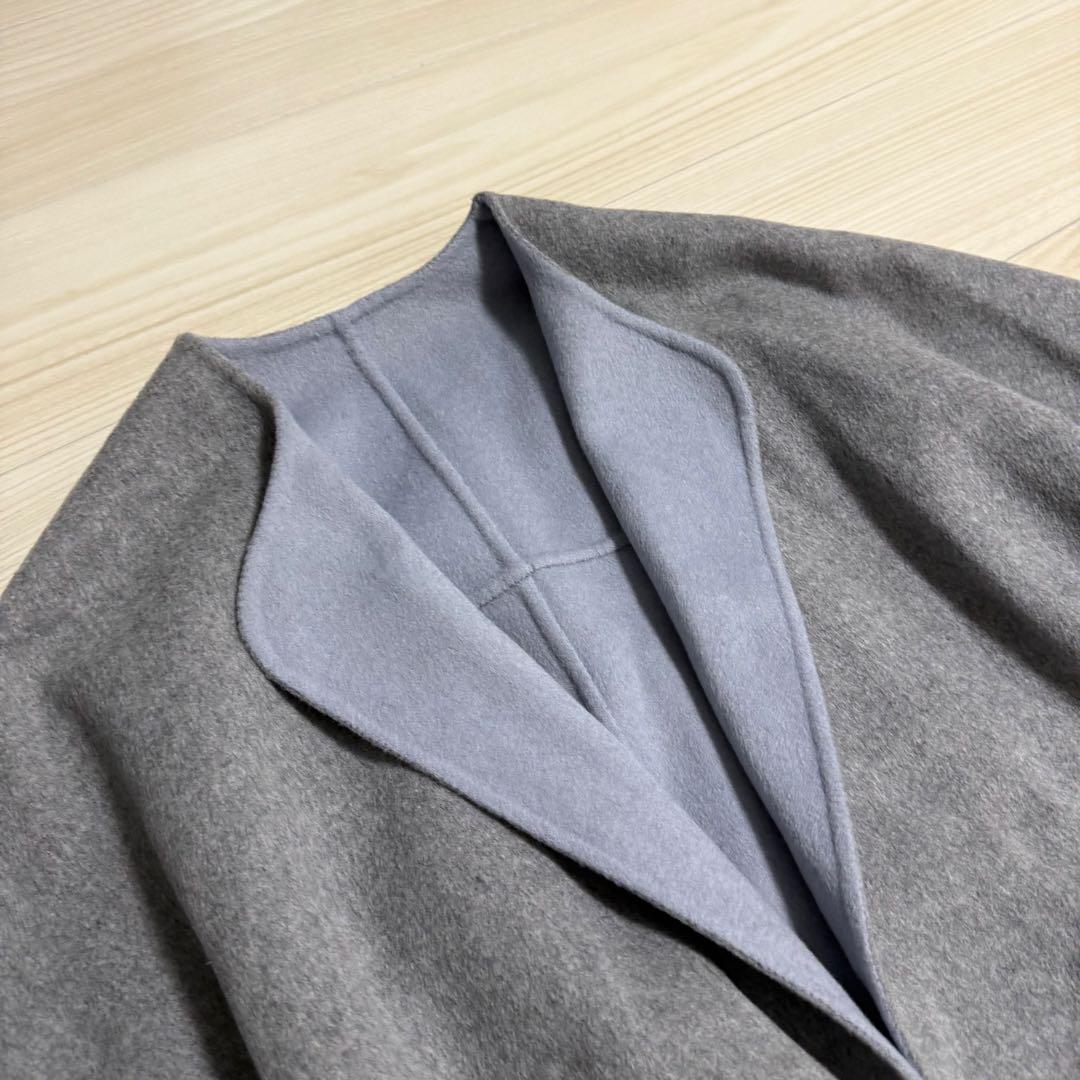 美品✨ロクユナイテッドアローズ リバーポンチョコート 五明祐子さん着用 ベルト付