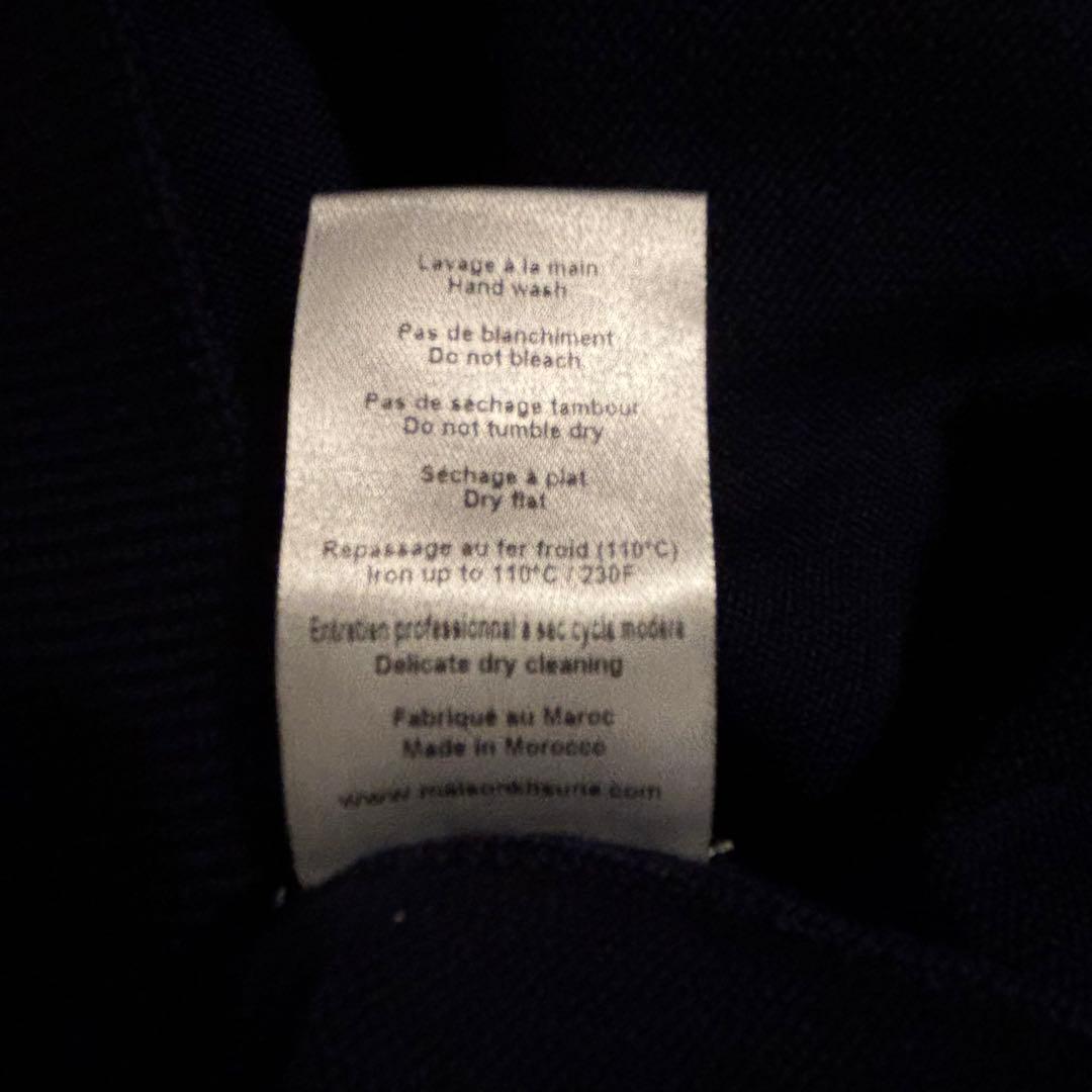 美品 MAISON KITSUNÉ 長袖ポロシャツニット Mサイズ