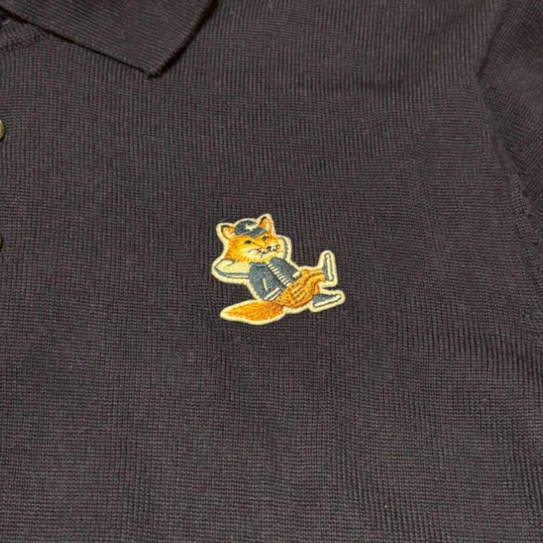 美品 MAISON KITSUNÉ 長袖ポロシャツニット Mサイズ