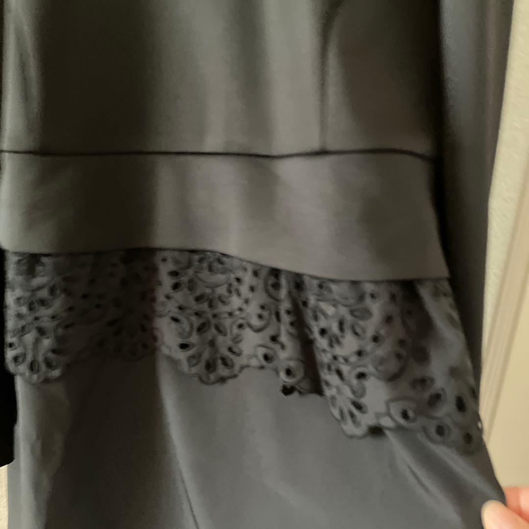 ★新品未使用★スーパービューティービジュー付き長袖チュニックブラック44