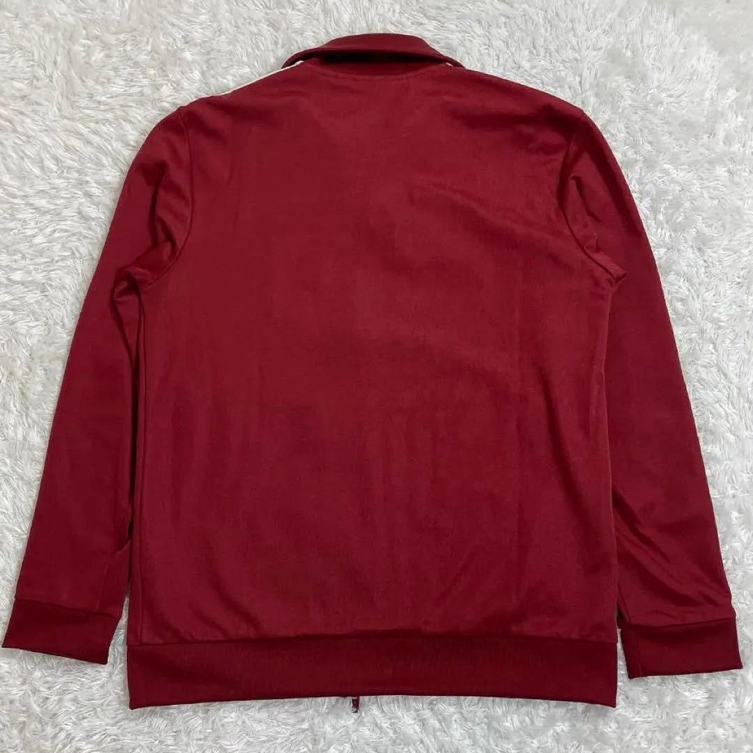 アディダス ベッケンバウアー トラックトップジャージ ボルドー ワインレッド M