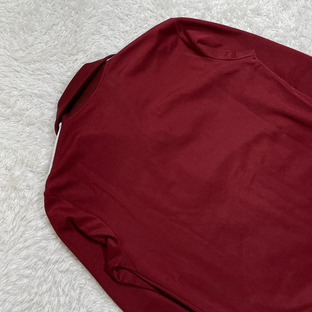 アディダス ベッケンバウアー トラックトップジャージ ボルドー ワインレッド M