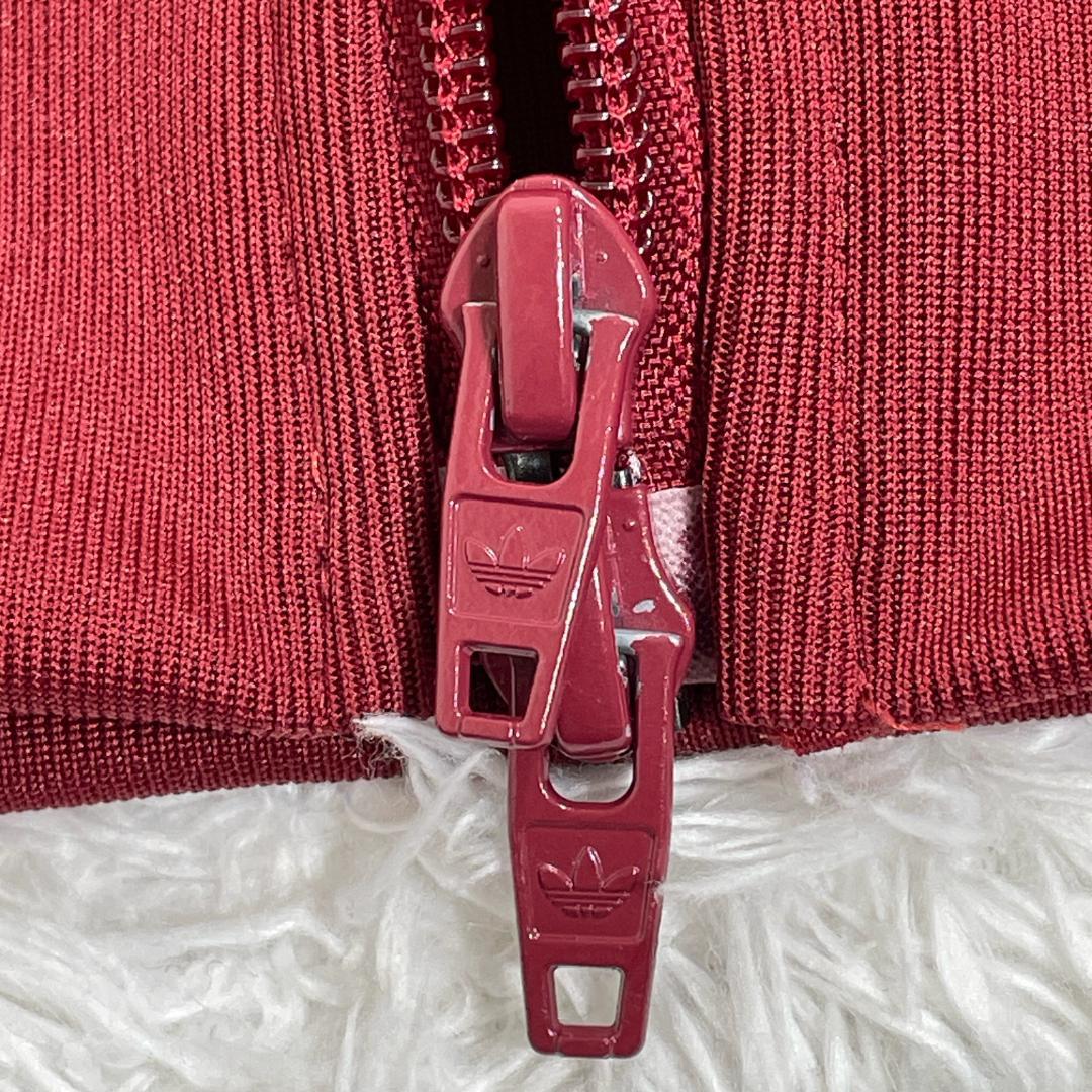 アディダス ベッケンバウアー トラックトップジャージ ボルドー ワインレッド M