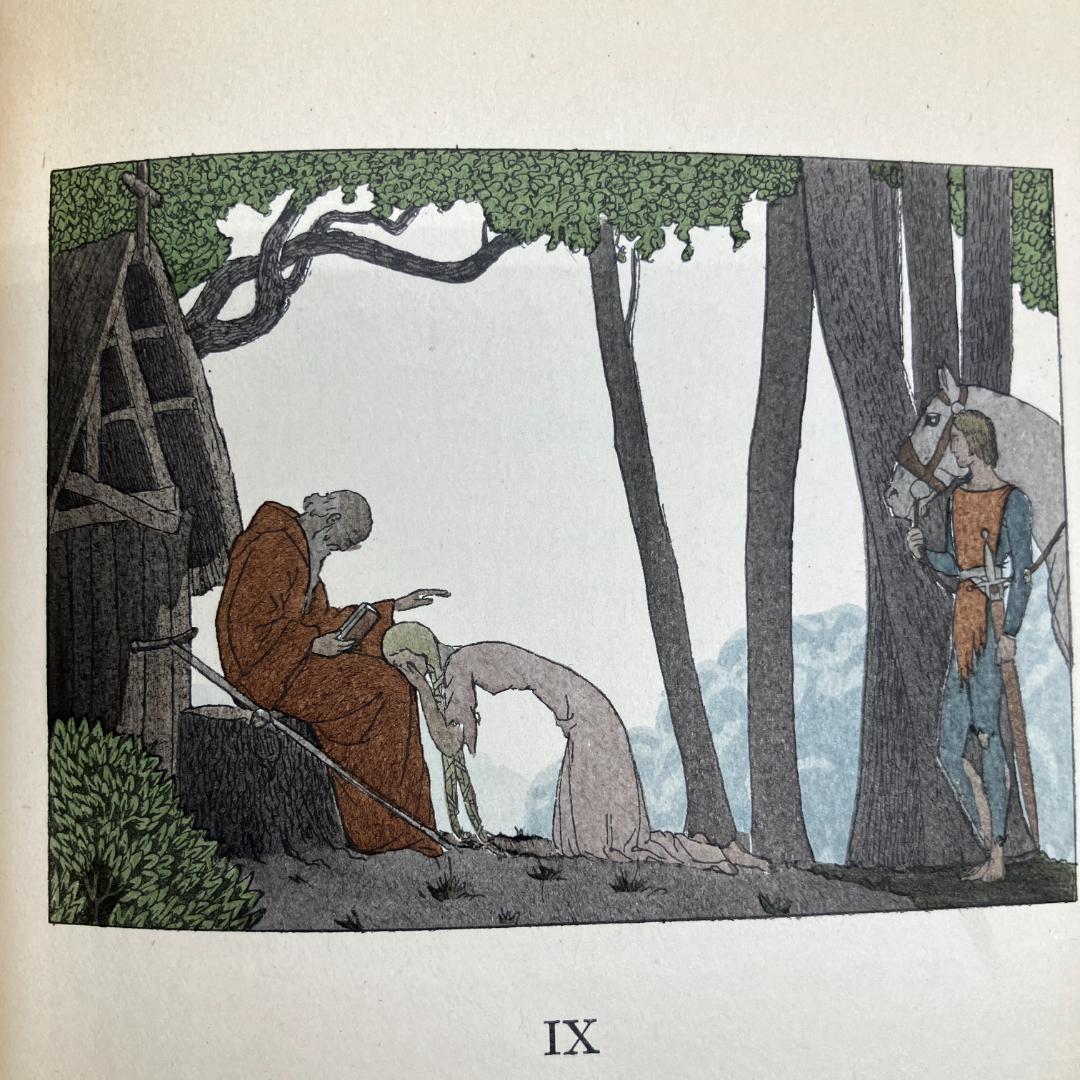 A.E マルティ 挿絵本 トリスタンとイゾルデの物語　1947年　フランス