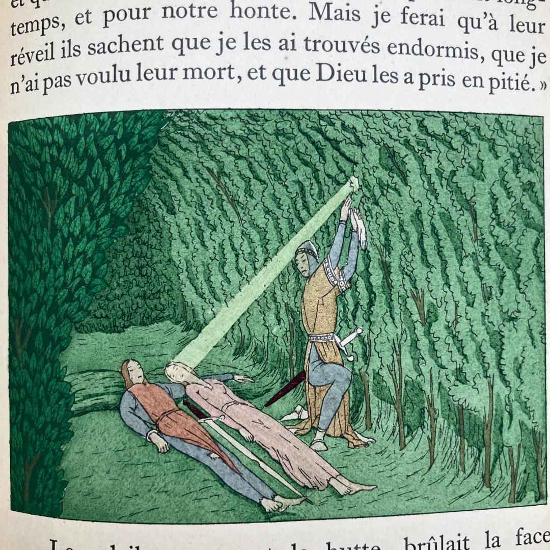 A.E マルティ 挿絵本 トリスタンとイゾルデの物語　1947年　フランス