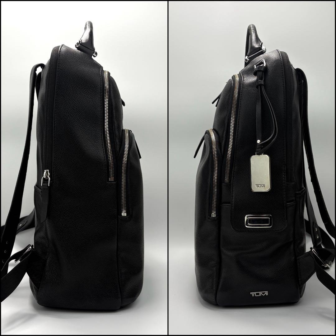 完売品　TUMI　ジェマ　リュック　バックパック　オールレザー　ブラック　A4◎