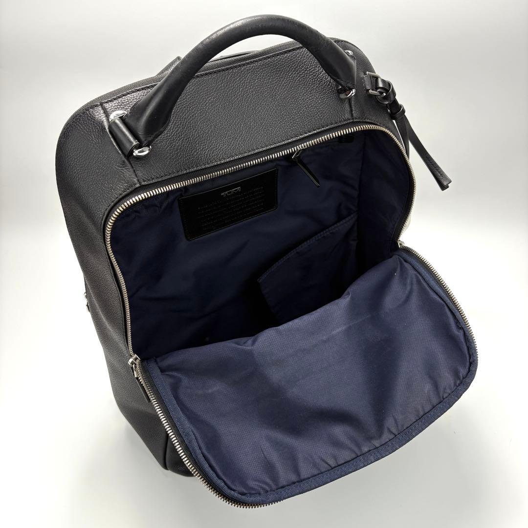 完売品　TUMI　ジェマ　リュック　バックパック　オールレザー　ブラック　A4◎