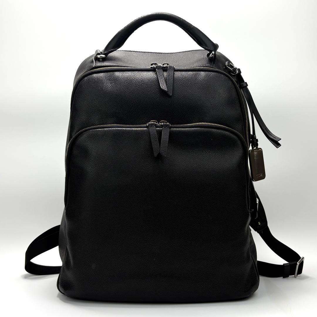 完売品　TUMI　ジェマ　リュック　バックパック　オールレザー　ブラック　A4◎