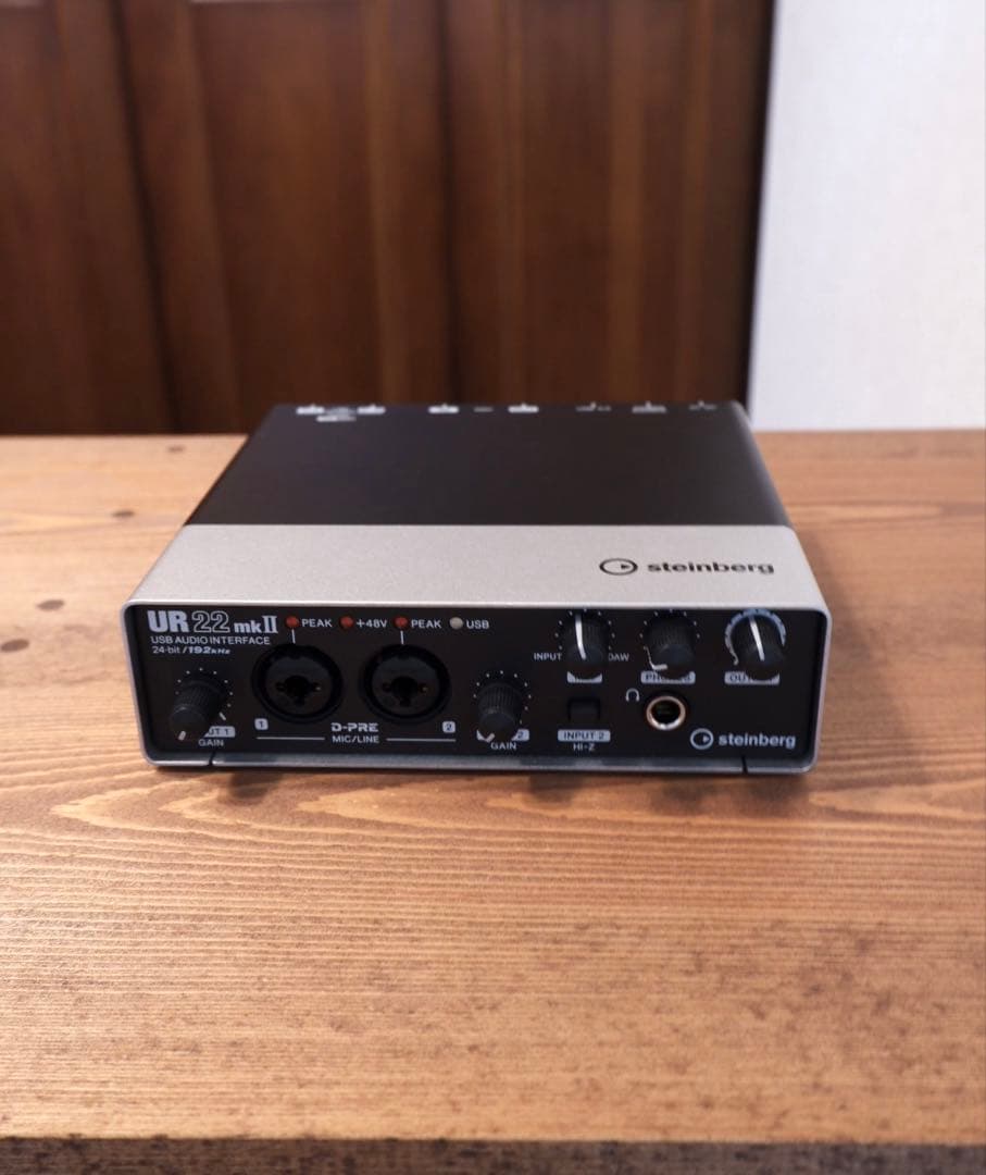 Steinberg UR22 mkII ｜USBオーディオインターフェイス