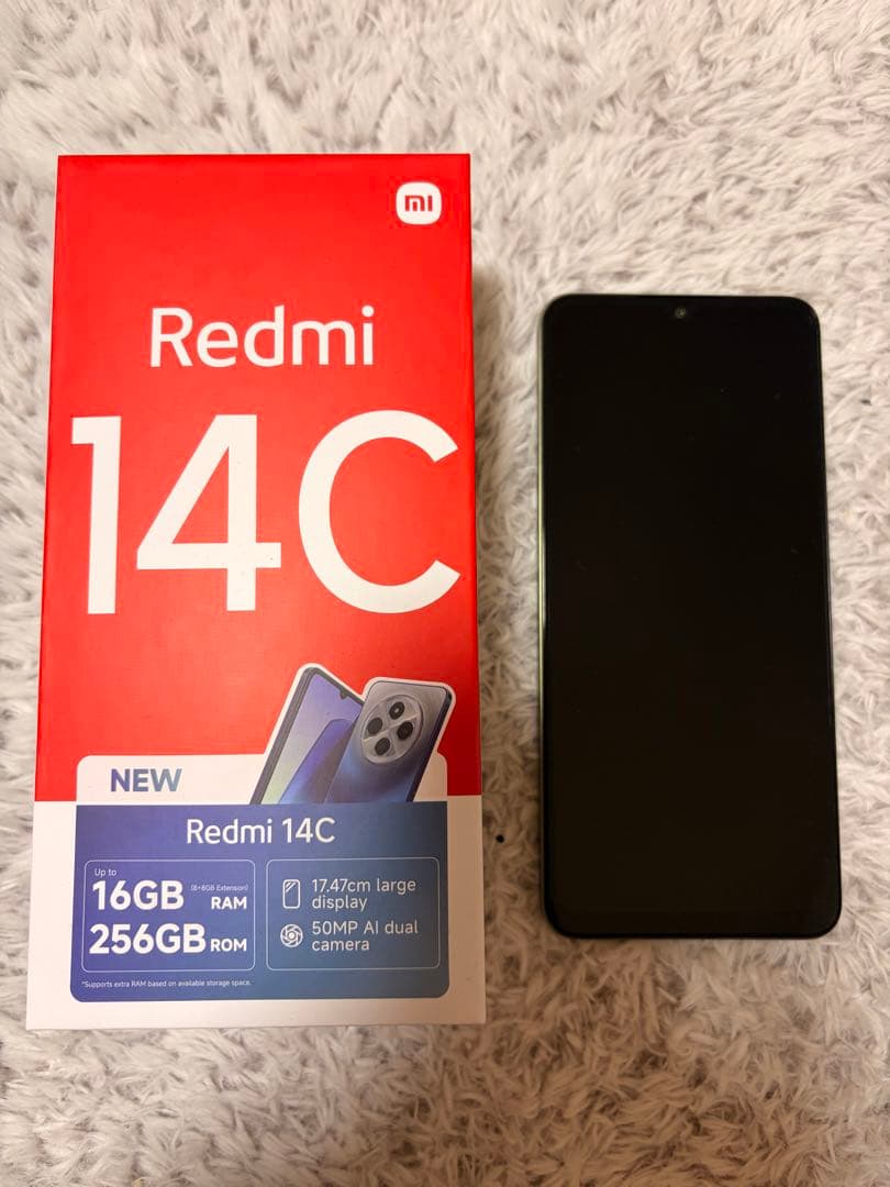 スマートフォン本体 Redmi 14C 16GB RAM 256GBROM Sage Green