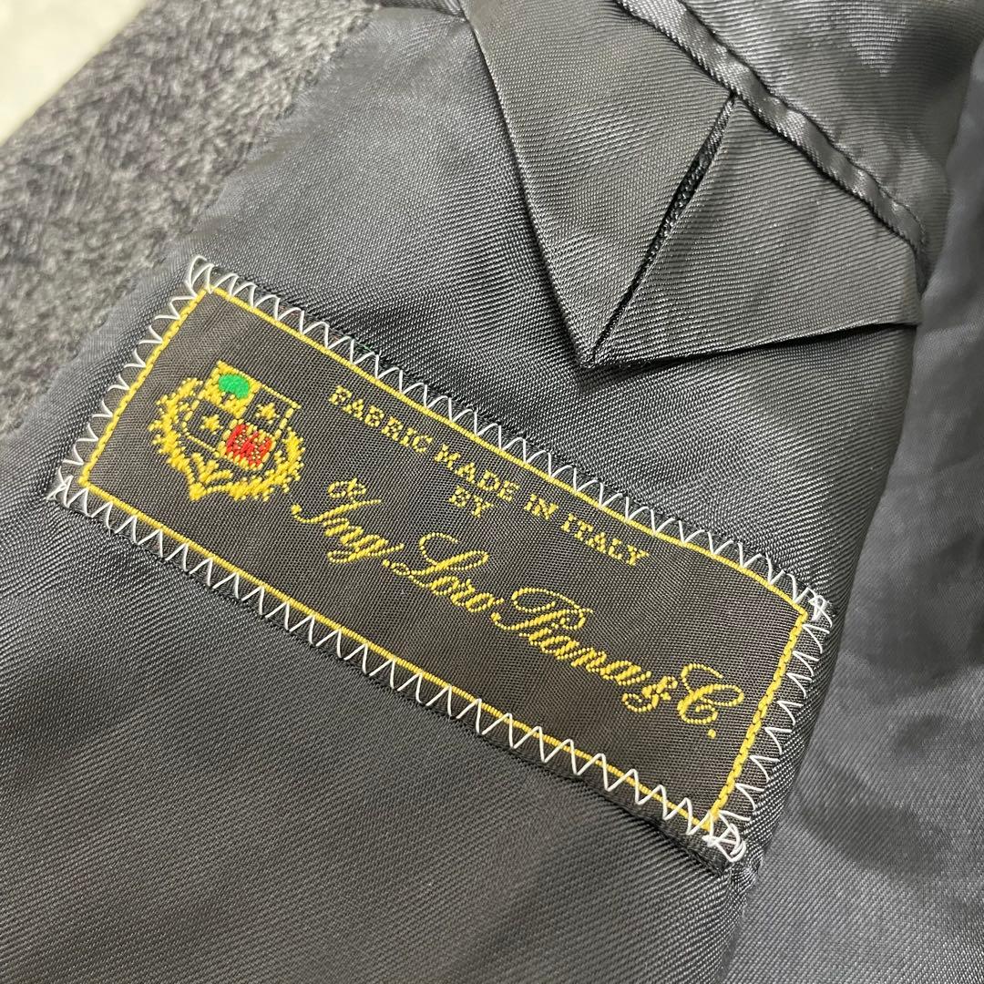 【美品】バーニーズニューヨーク×ロロピアーナ ヘリンボーン チェスターコート L