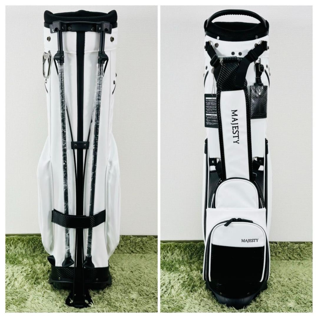 MAJESTY マジェスティ マルマン 新品キャディバッグ ホワイト 大人気