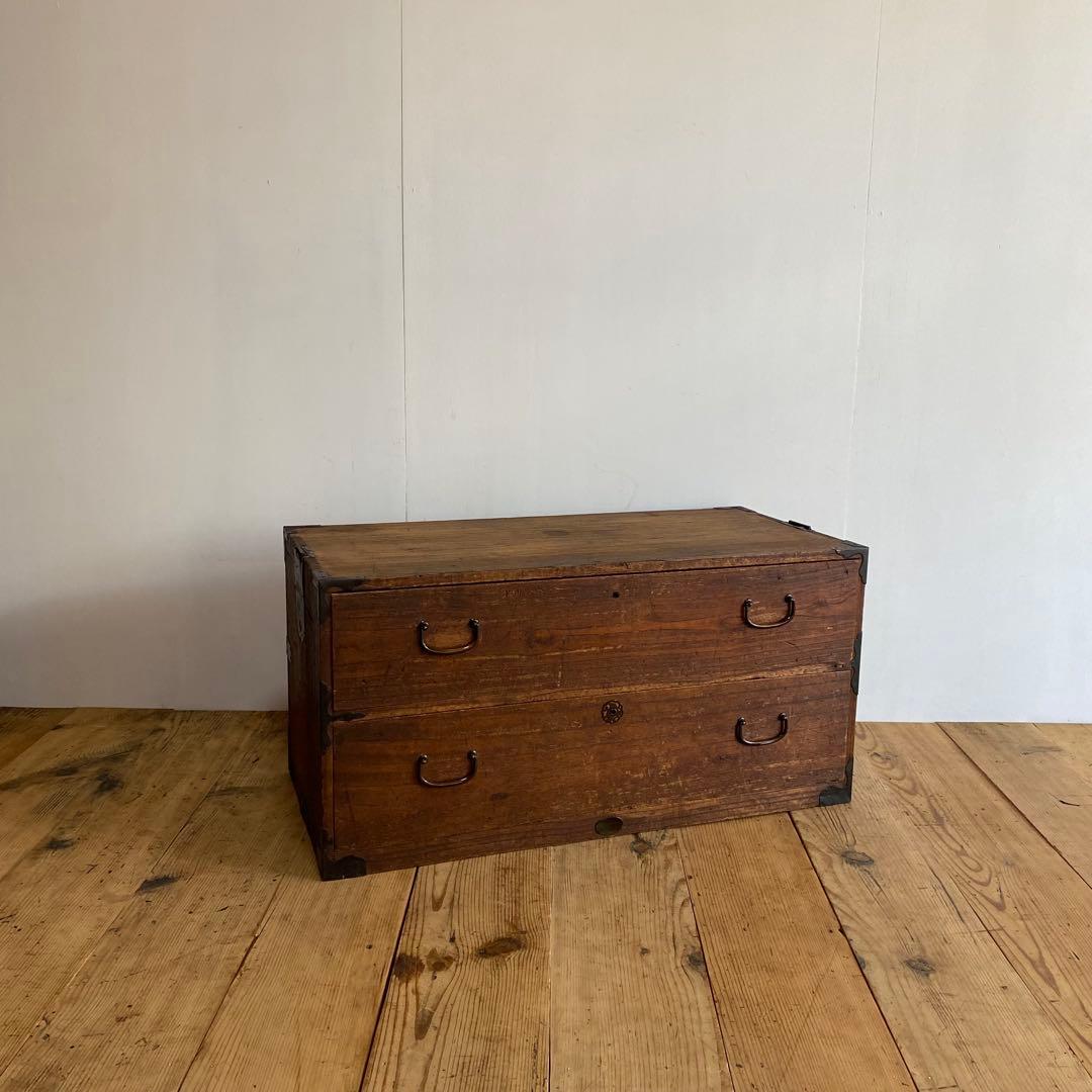 アンティーク チェスト 箪笥 ローボード テレビ台 昭和レトロ z879