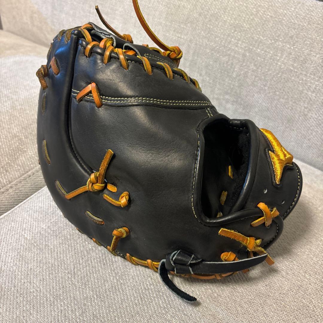 超オススメ！野球ミズノプロ硬式用ファーストミット　グラブ袋付き