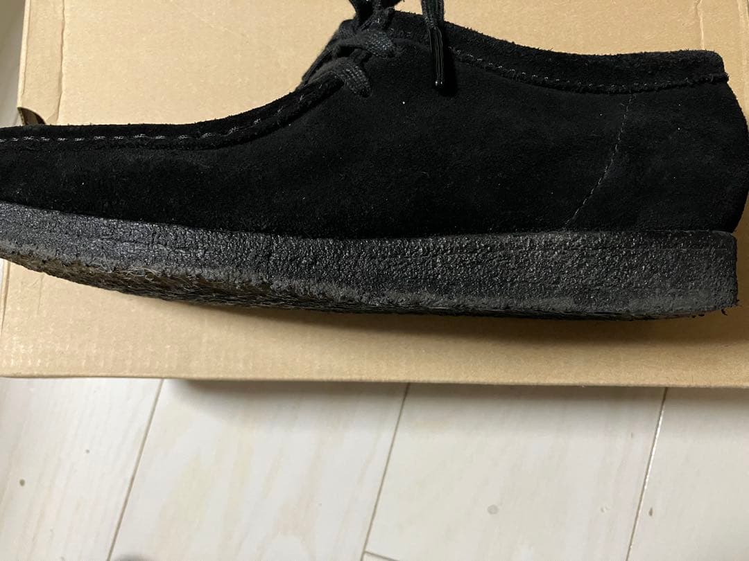靴 CLARKS ORIGINALS Wallabee BLACK 26.0