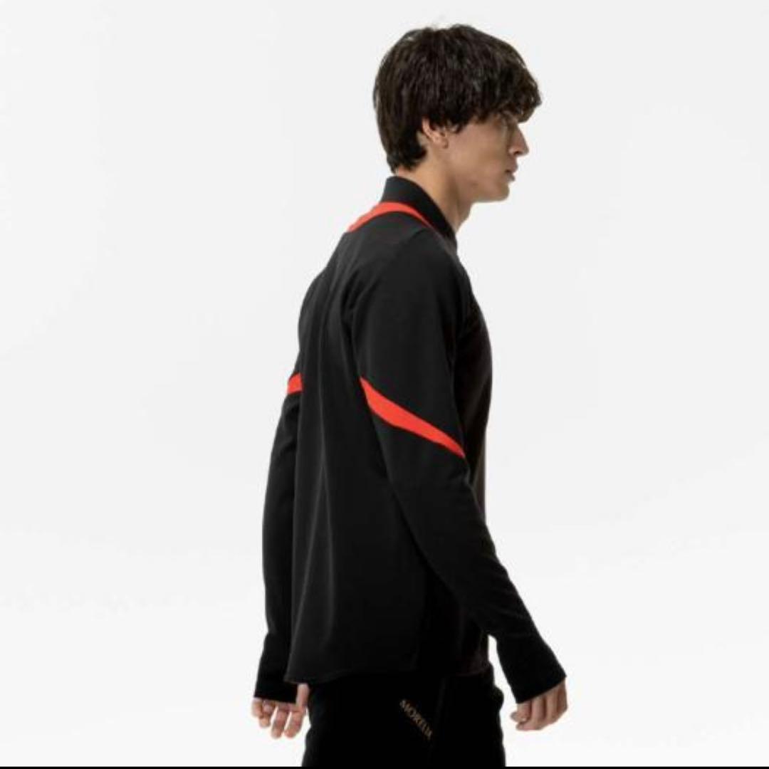 モレリア トレーニングトップ ブラック　サイズL