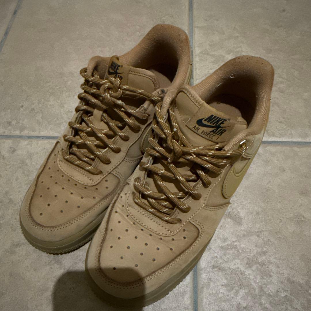 NIKEエアフォース1 茶色　24.5