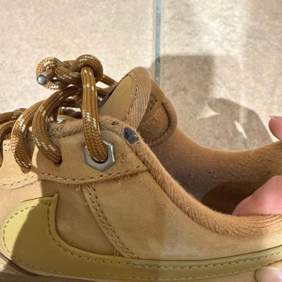 NIKEエアフォース1 茶色　24.5