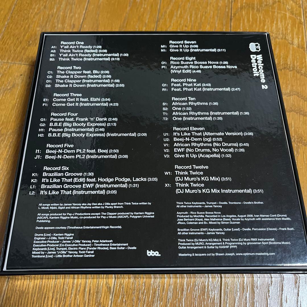 j dee j dilla welcome 2 detroit 7インチ box