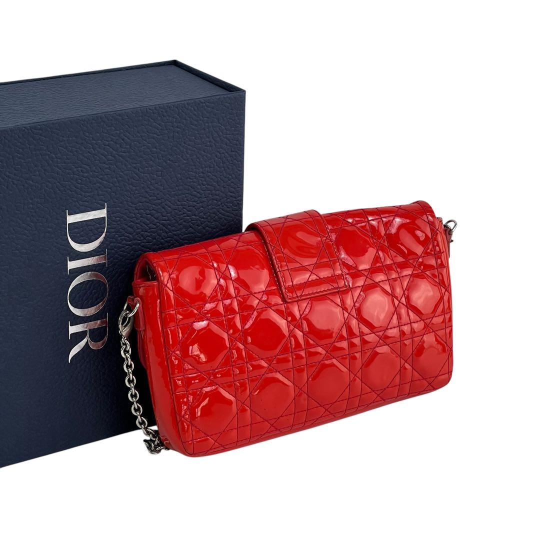 【美品】ディオール　レディディオール　ショルダーバッグ　チェーンウォレット