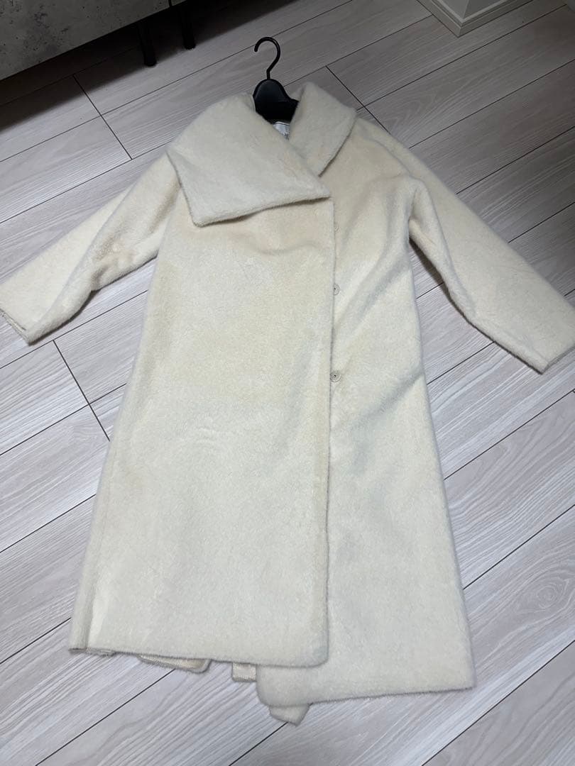 ⭐︎Ri⭐︎Grace Wrap Coat cream