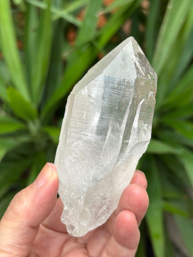 インド　マニハール水晶ポイント　ヒマラヤ水晶　266g 天然石