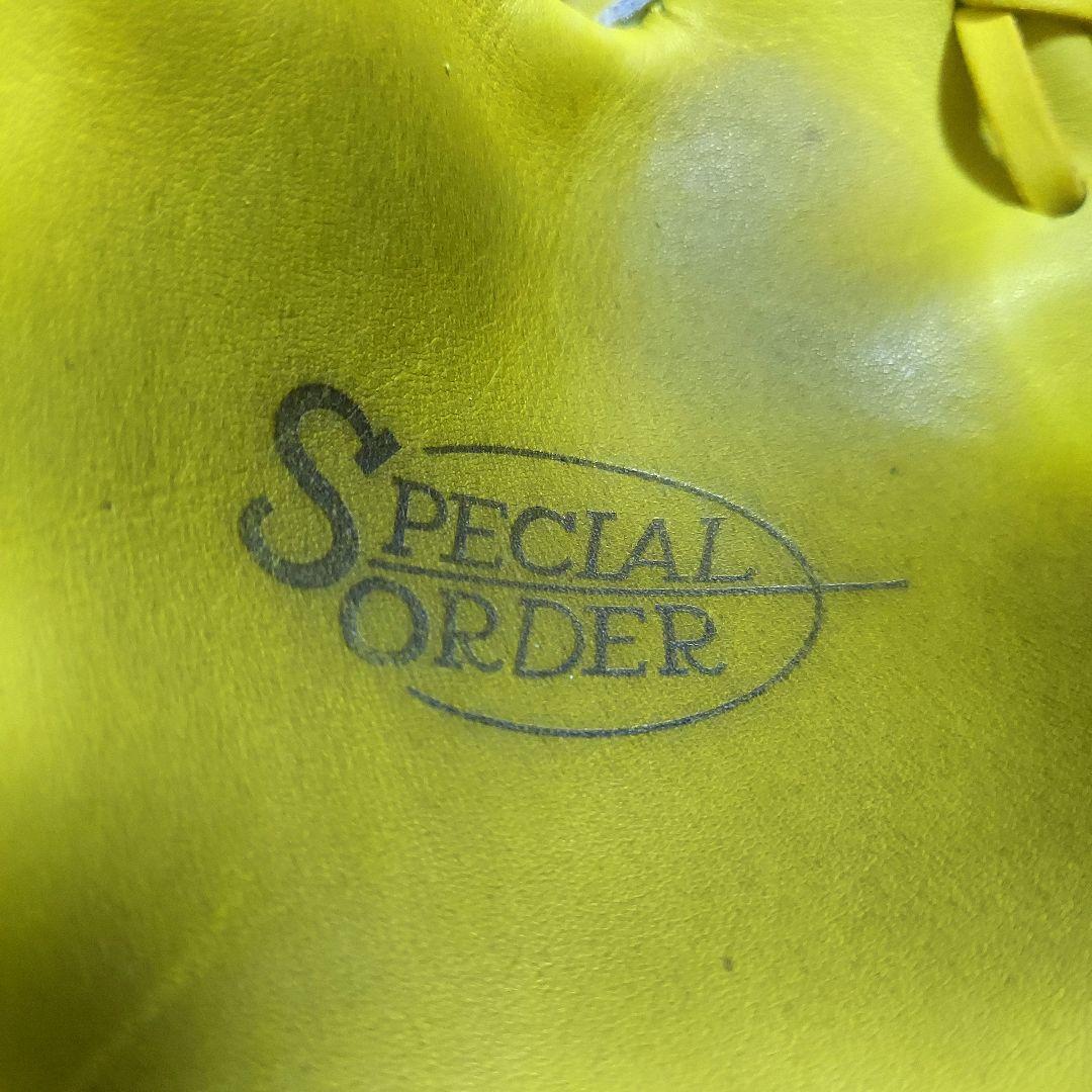 ATHLETE SPECIAL ORDER 軟式グローブ 黄色