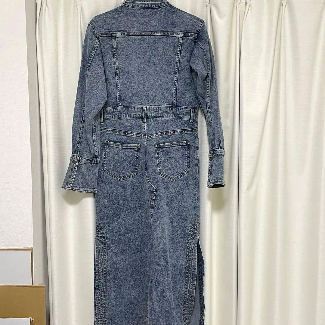 ワンピース AMERI VINTAGE I LINE DENIM SHIRT DRESS