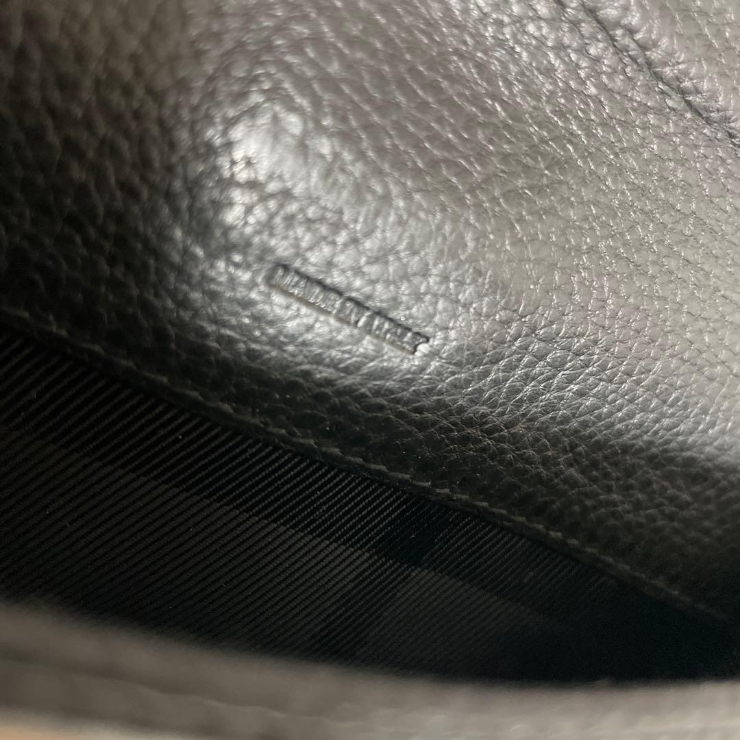 極美品 バーバリー 長財布 レザー×キャンバス ノバチェック ホースロゴ