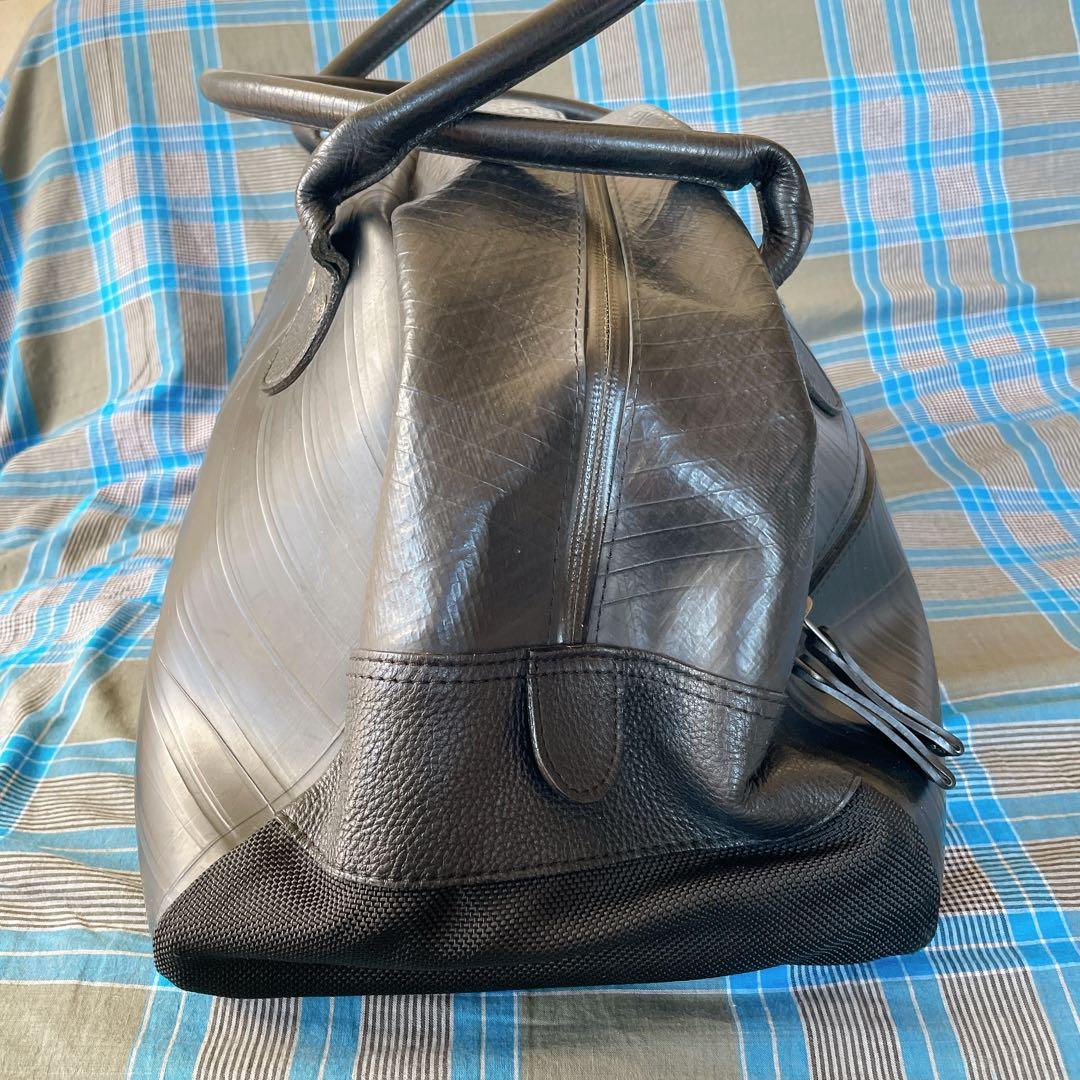 SEAL シール 日本製 ラバー ボストンバッグ 肩掛け可 レザー×ナイロン