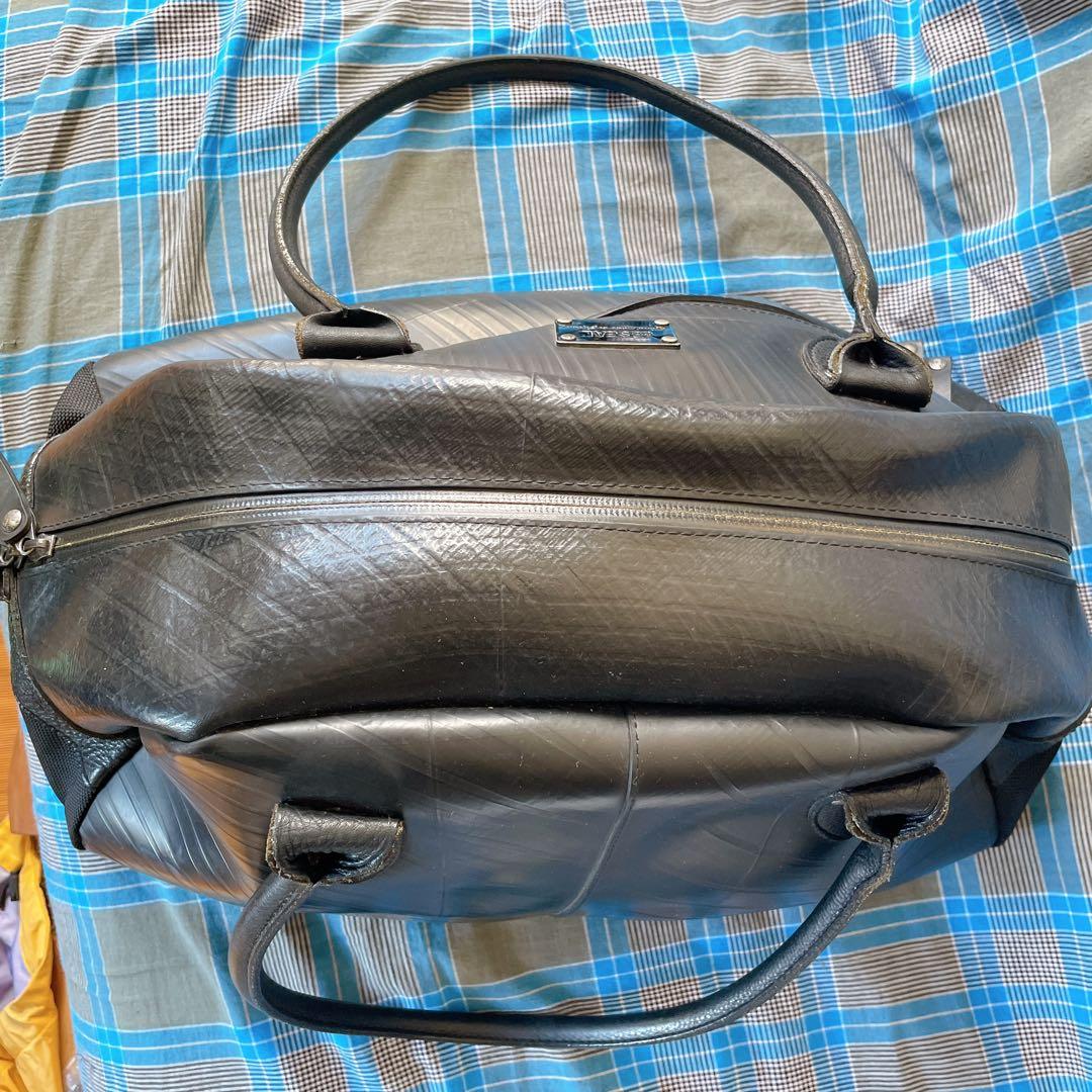 SEAL シール 日本製 ラバー ボストンバッグ 肩掛け可 レザー×ナイロン