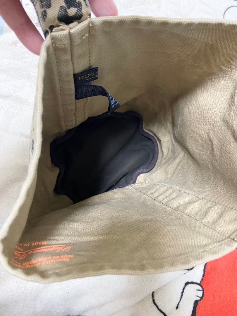 ハグオーワー　ワンハンドルバケツバッグ　ヒョウ柄　ブラウン　未使用品♡