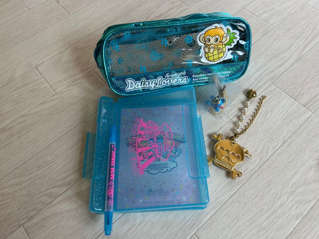 メゾピアノエンジェルブルーデイジーラバーズ小物含む12点セットコーディネート女児