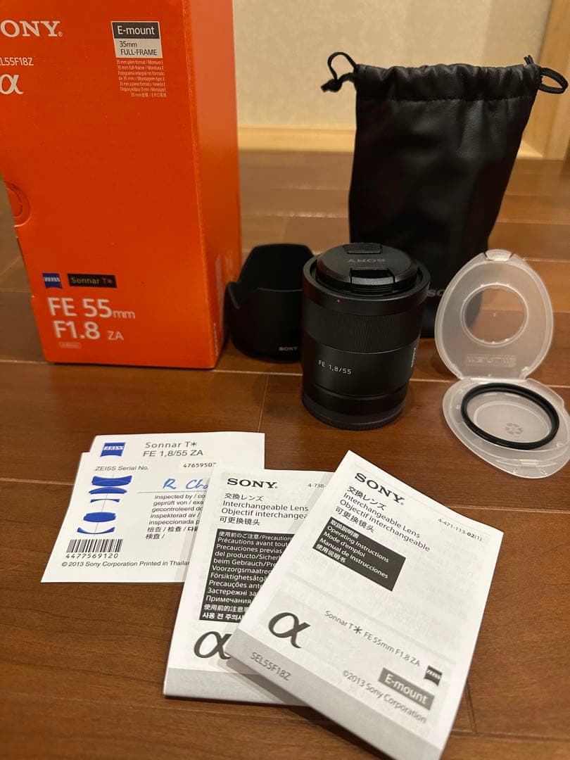 SONY 単焦点レンズ　SEL55F18Z