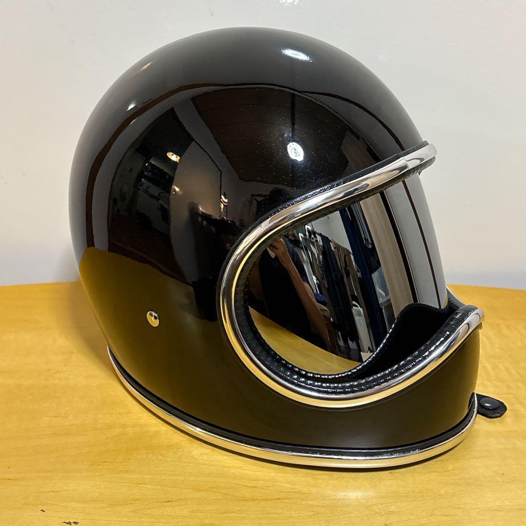 新品　スペースヘルメットXLサイズ　ブラック　ゴーグル、ケース付きnobudz風