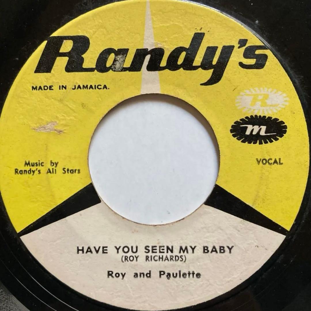 レゲエ ROY & PAULETTE -HAVE YOU SEEN MYBABY