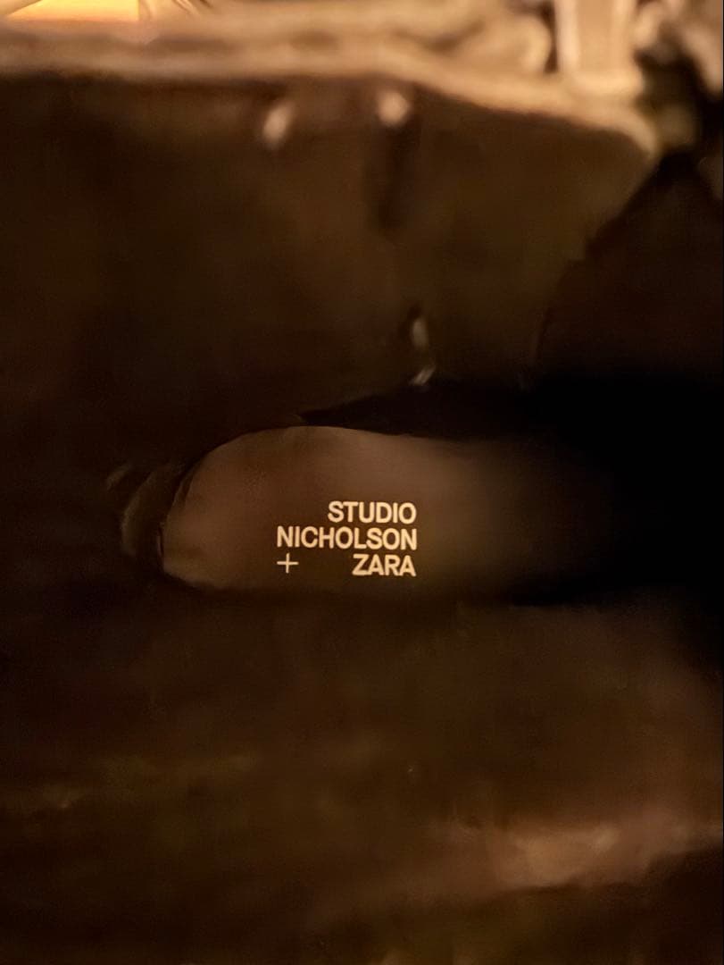 ZARA STUDIO NICHOLSONコラボ　レザーブーツ　本革　41サイズ