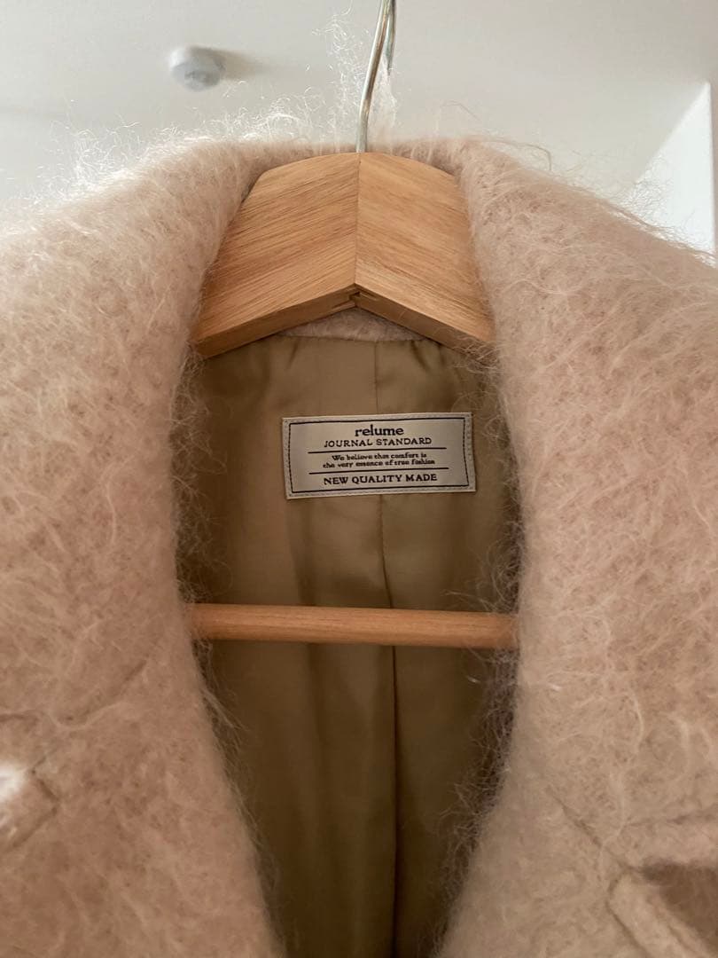 JOURNALSTANDARD relumeモヘヤミックスシャギーショートコート