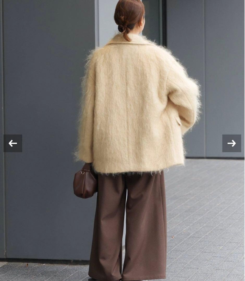 JOURNALSTANDARD relumeモヘヤミックスシャギーショートコート